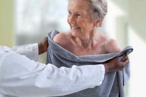 Shower Assistance For Elderly Hygienic Care
